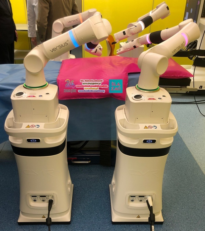 Wojewódzki Szpital Specjalistyczny Nr 5 im. Św. Barbary w Sosnowcu. Nowy robot chirurgiczny. 12 grudnia 2024.