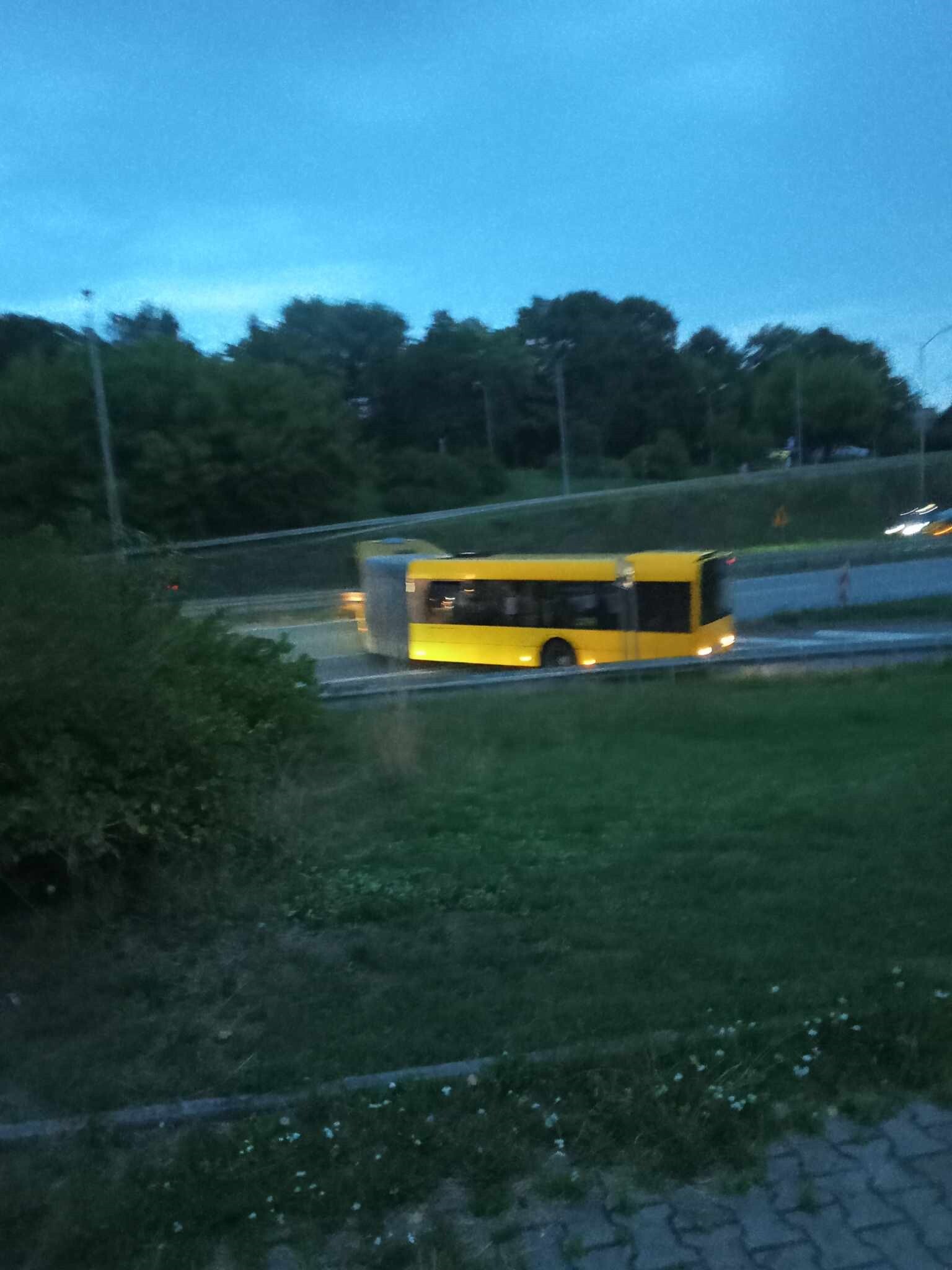 Autobus na DTŚ w Chorzowie