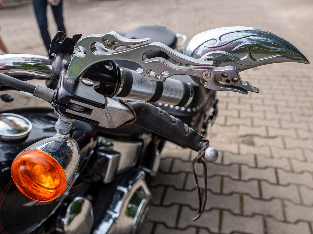 Harley davidson na licytacji skarbowki w klobucku 2