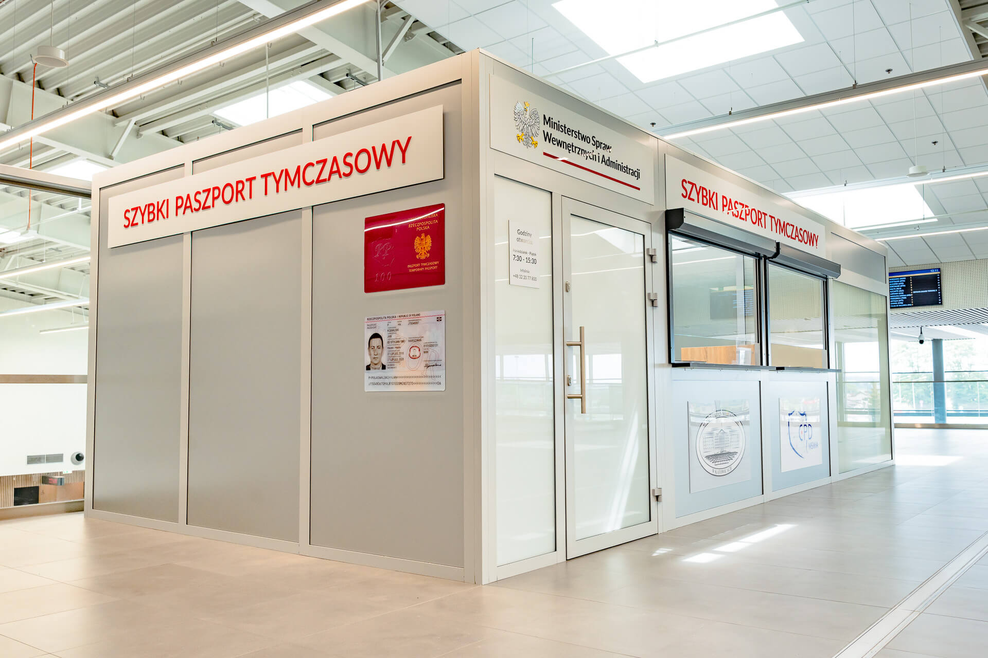 Katowice airport paszport tymczasowy