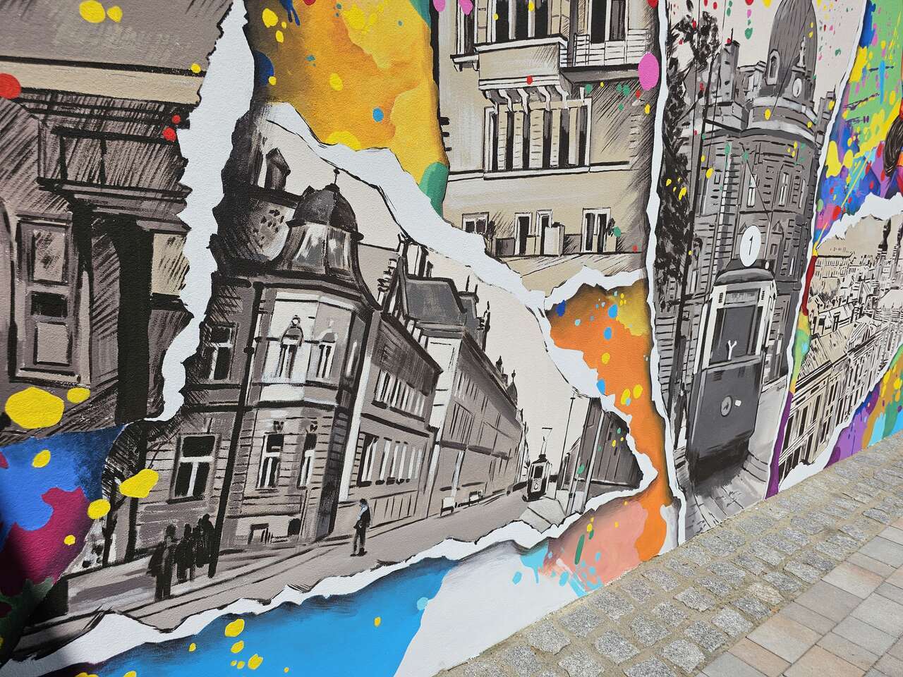 Mural bielsko biala hold dla miasta 1