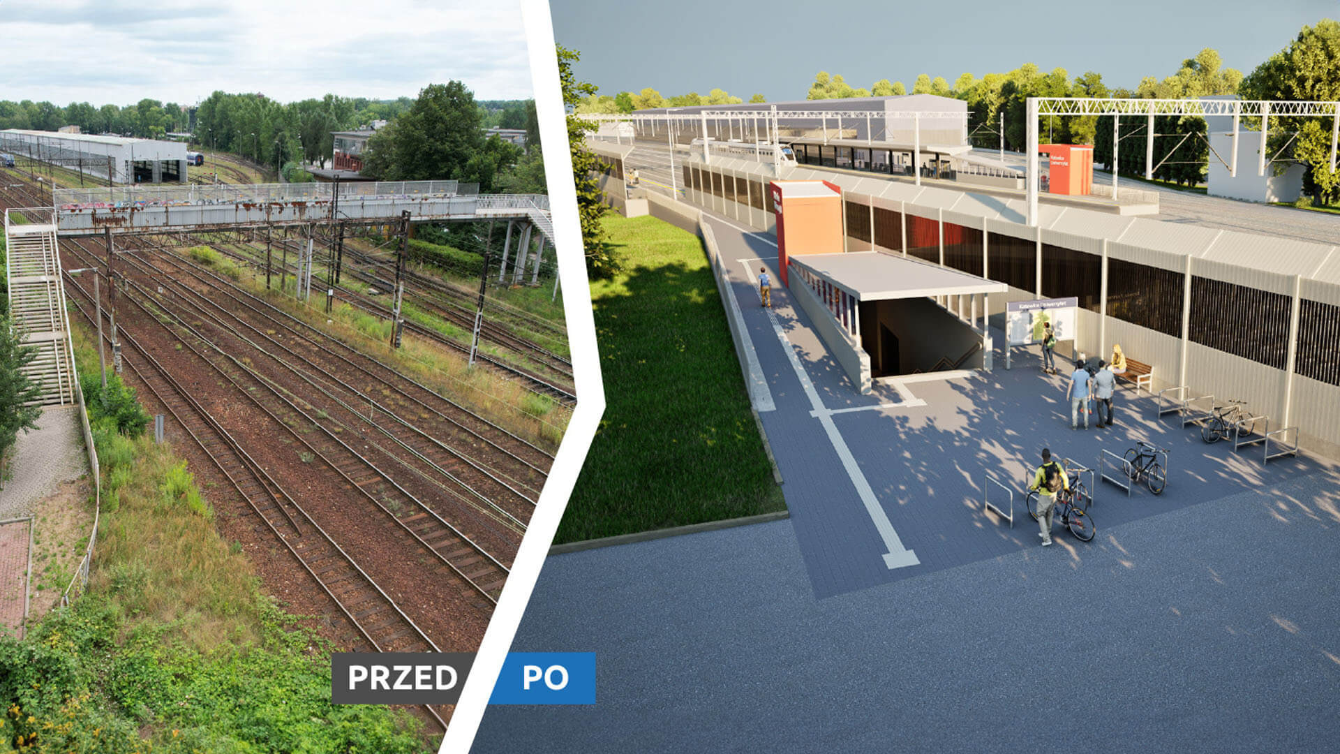 nowy przystanek Katowice Akademia – wizualizacja