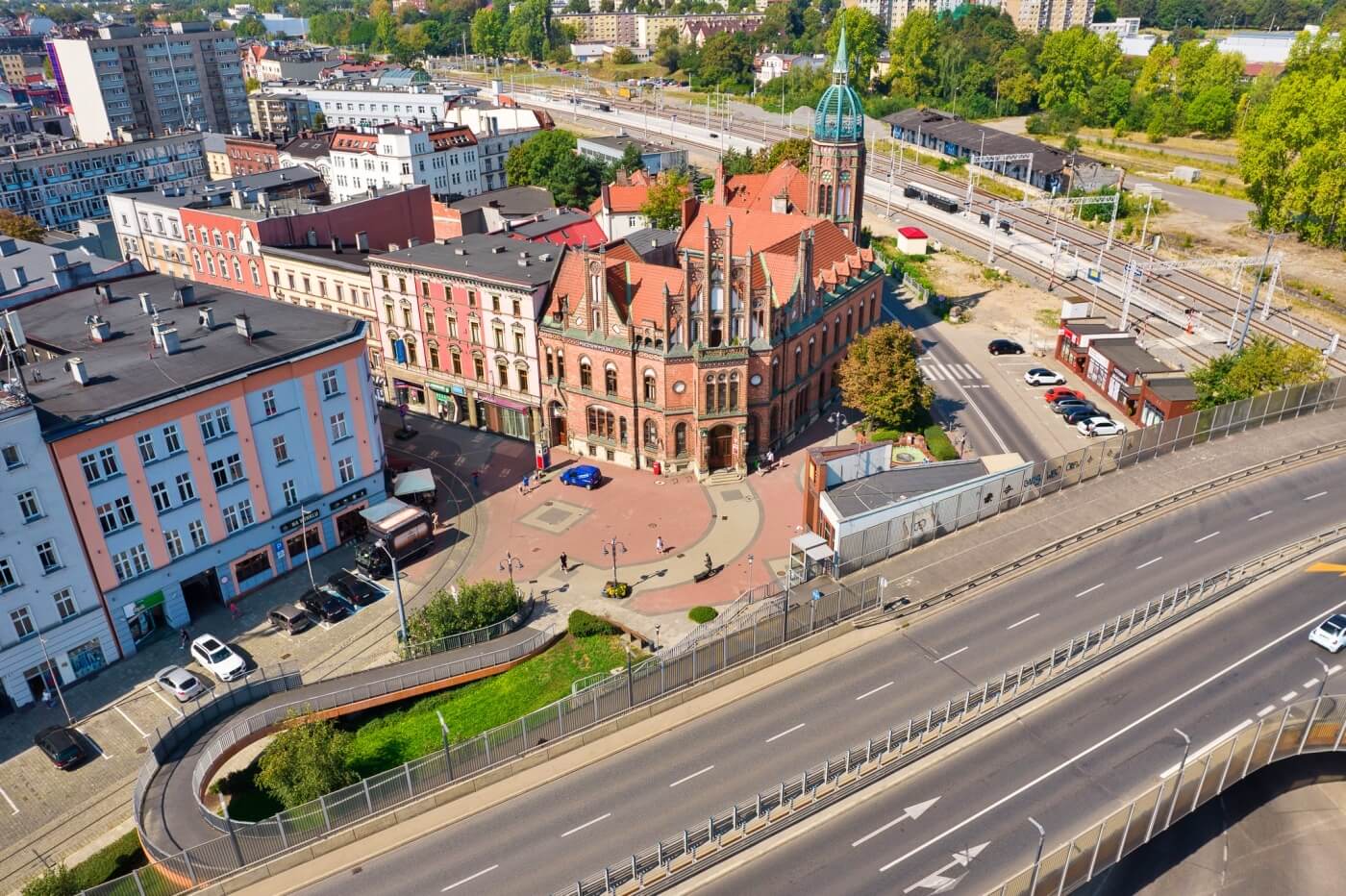 Chorzów. Gmach Poczty Głównej