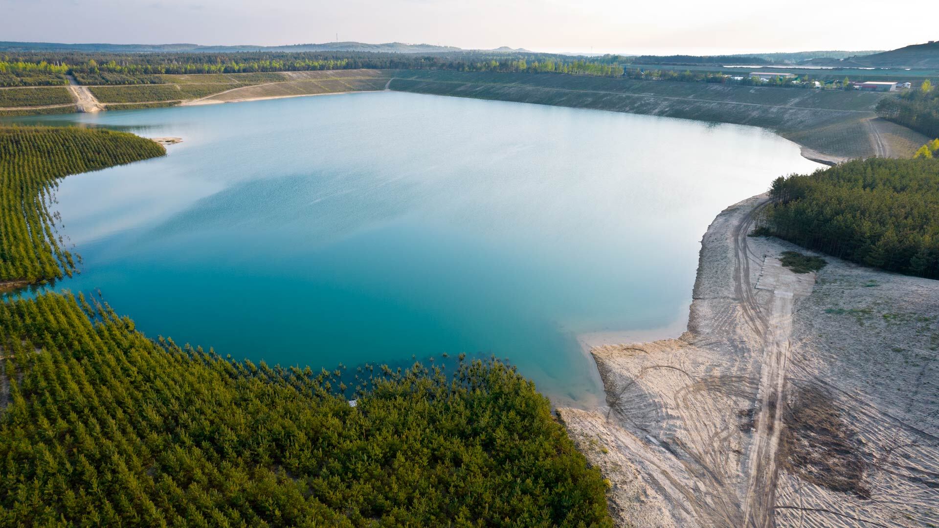 Pierwsze duże zalewisko powstające w pobliżu Olkusza