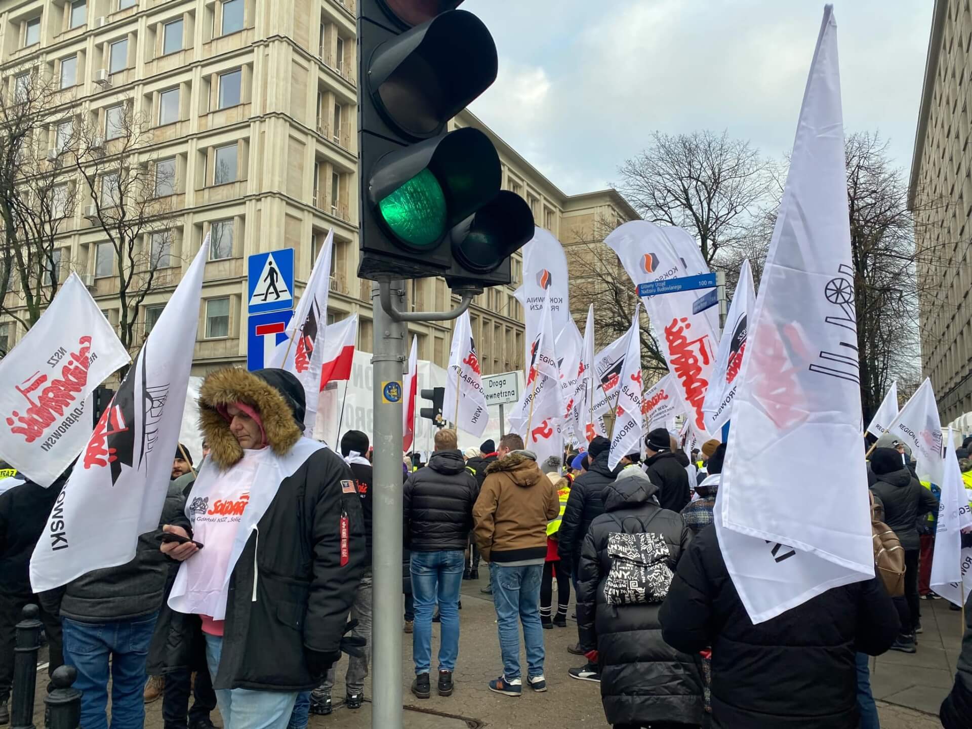 Protest związkowców 9 stycznia 2025 roku