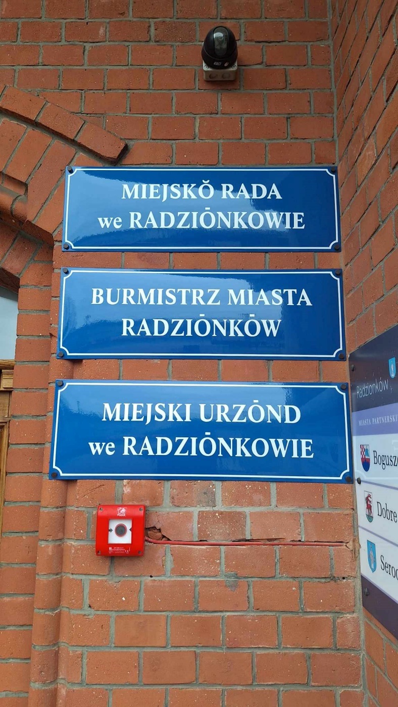 Radzionkow slaskie tablice 2