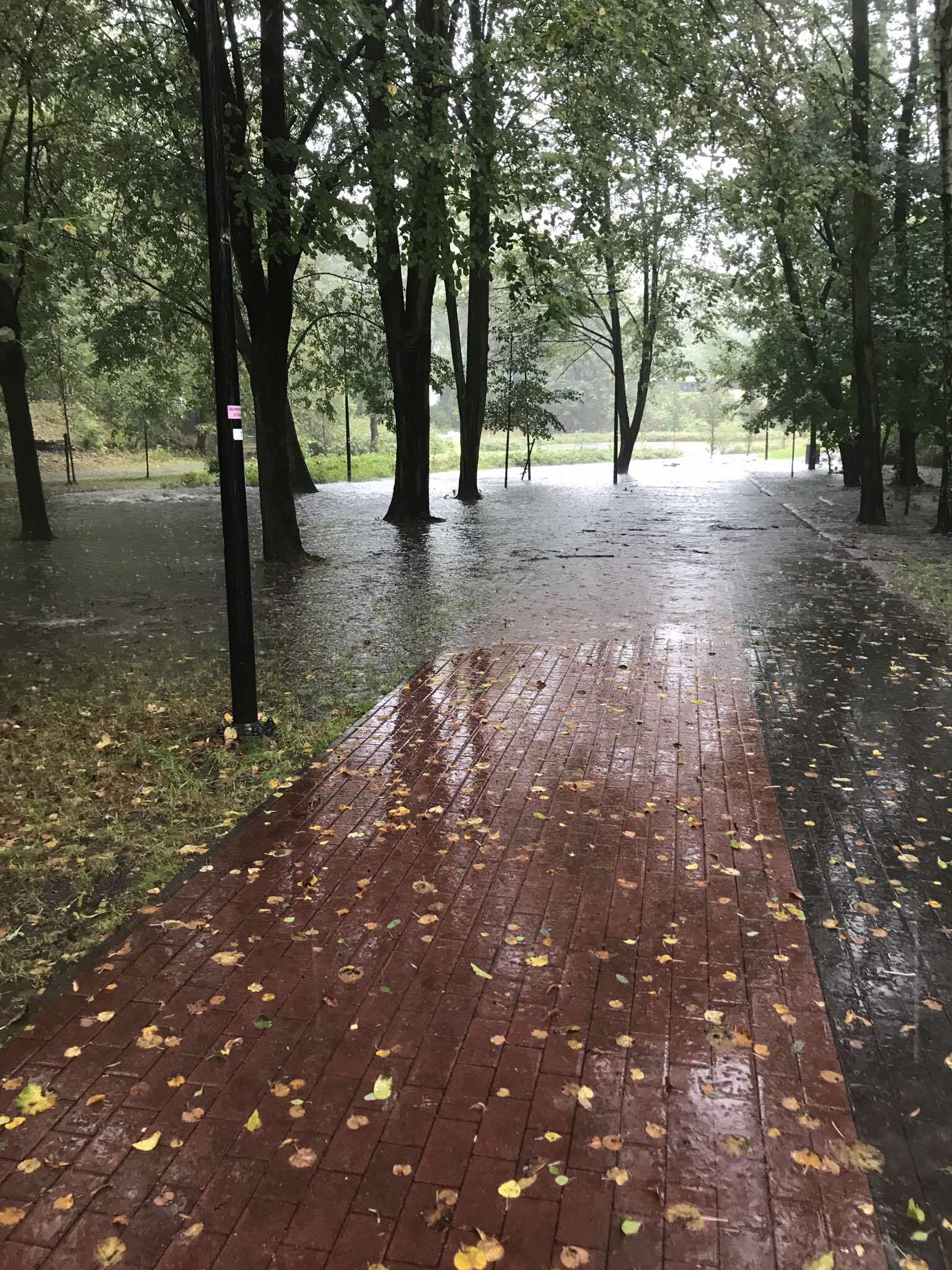 Ruda Śląska, ulewy