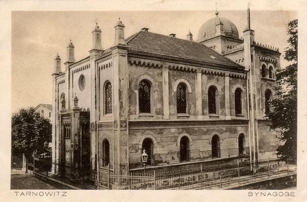 Synagoga zydowska tarnowskie gory foto