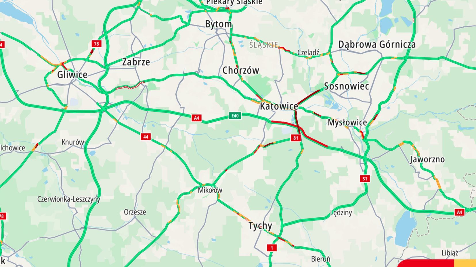 Autor mapy: TomTom Traffic