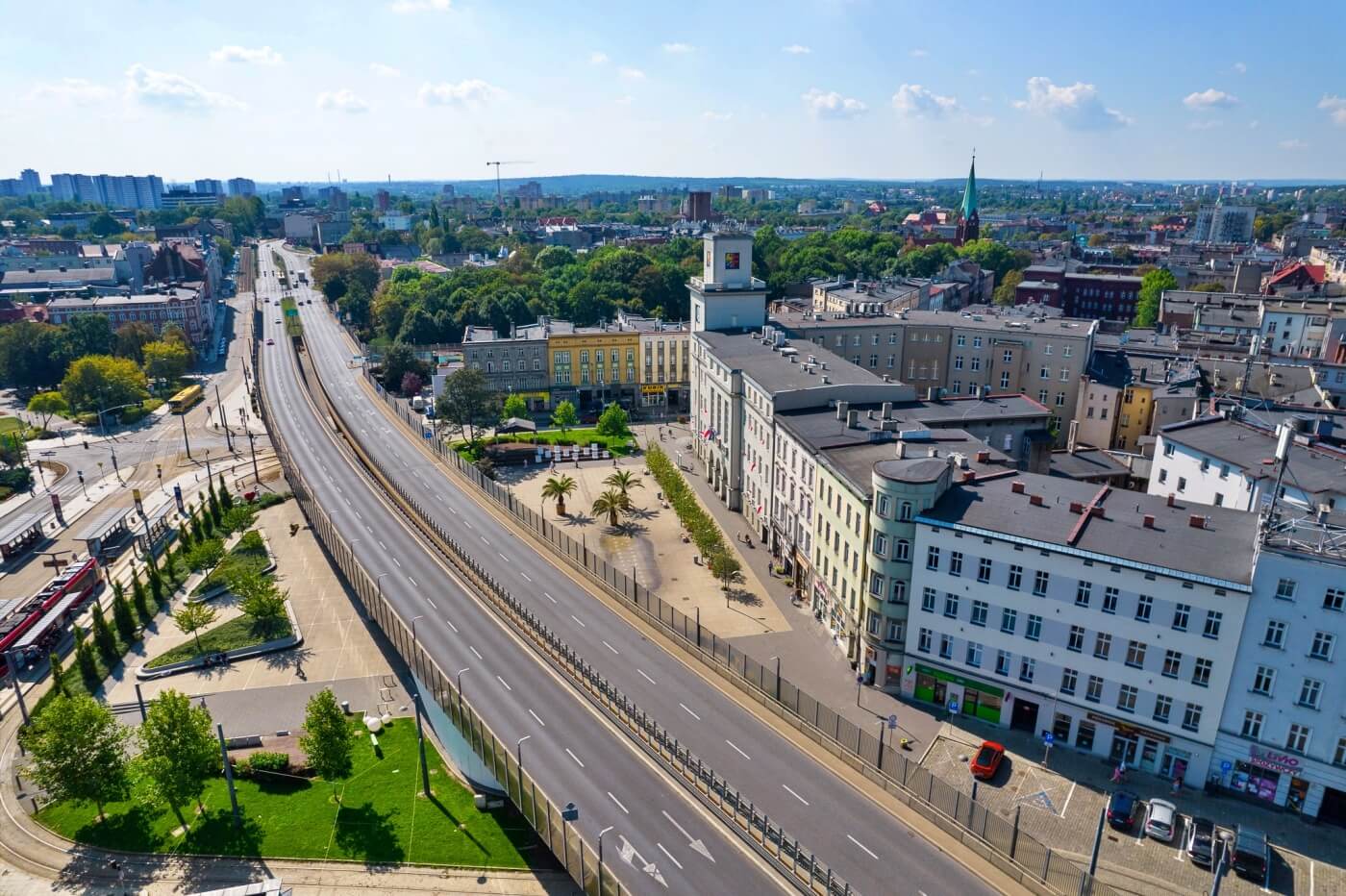 Chorzów. Gmach Urzędu Miasta