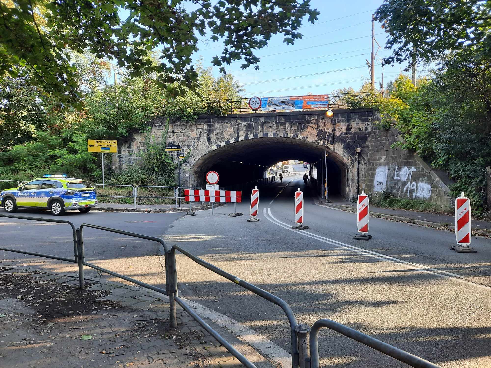 Wiadukt nad ul. Kłodnicką w Katowicach zamknięty