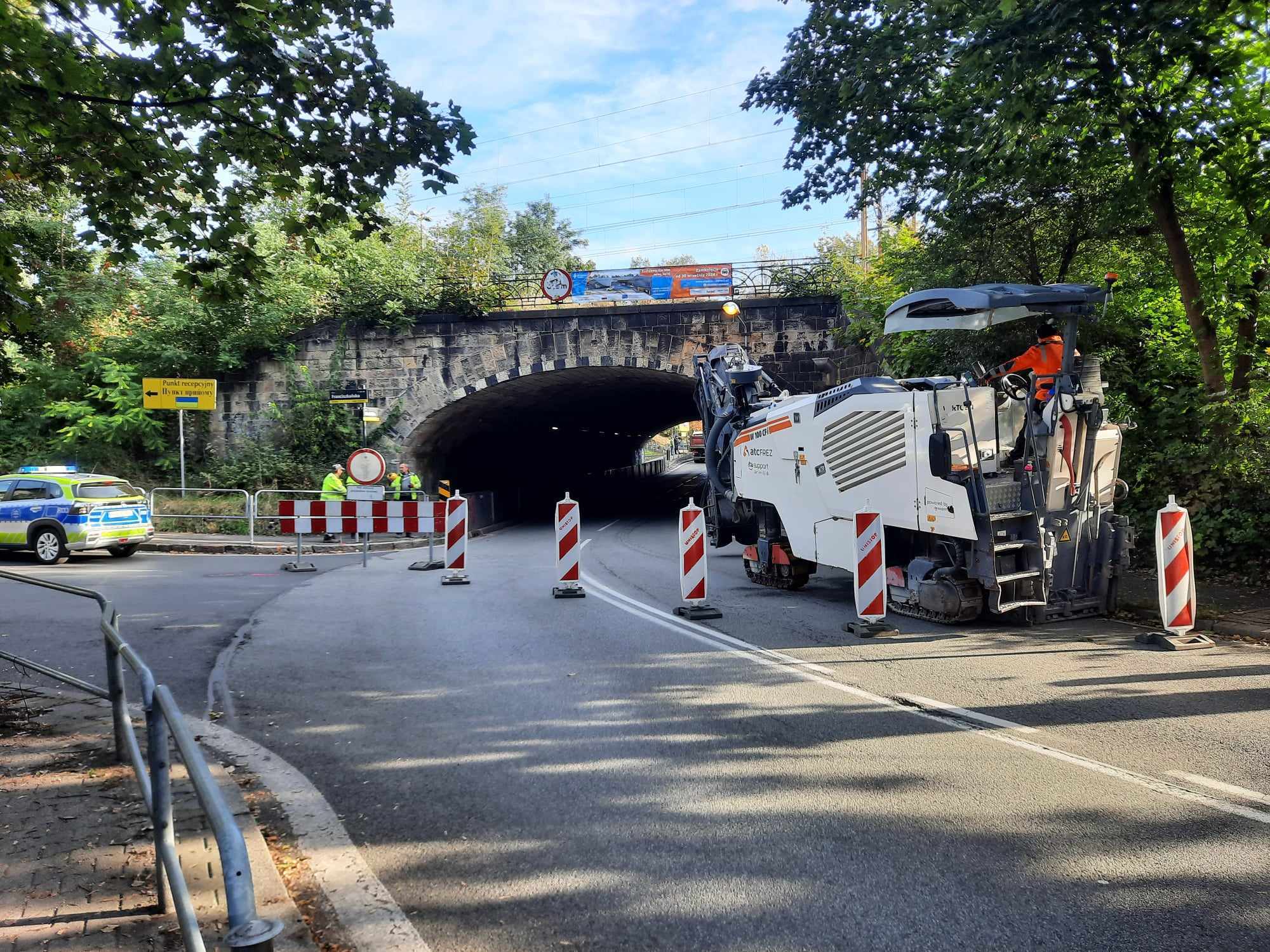 Wiadukt nad ul. Kłodnicką w Katowicach zamknięty