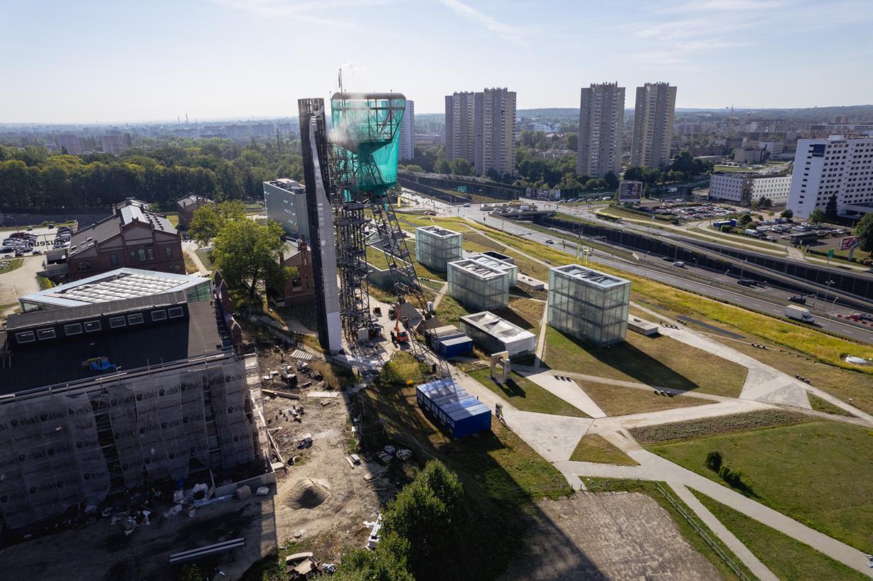 Wieża szybu Warszawa II, Katowice