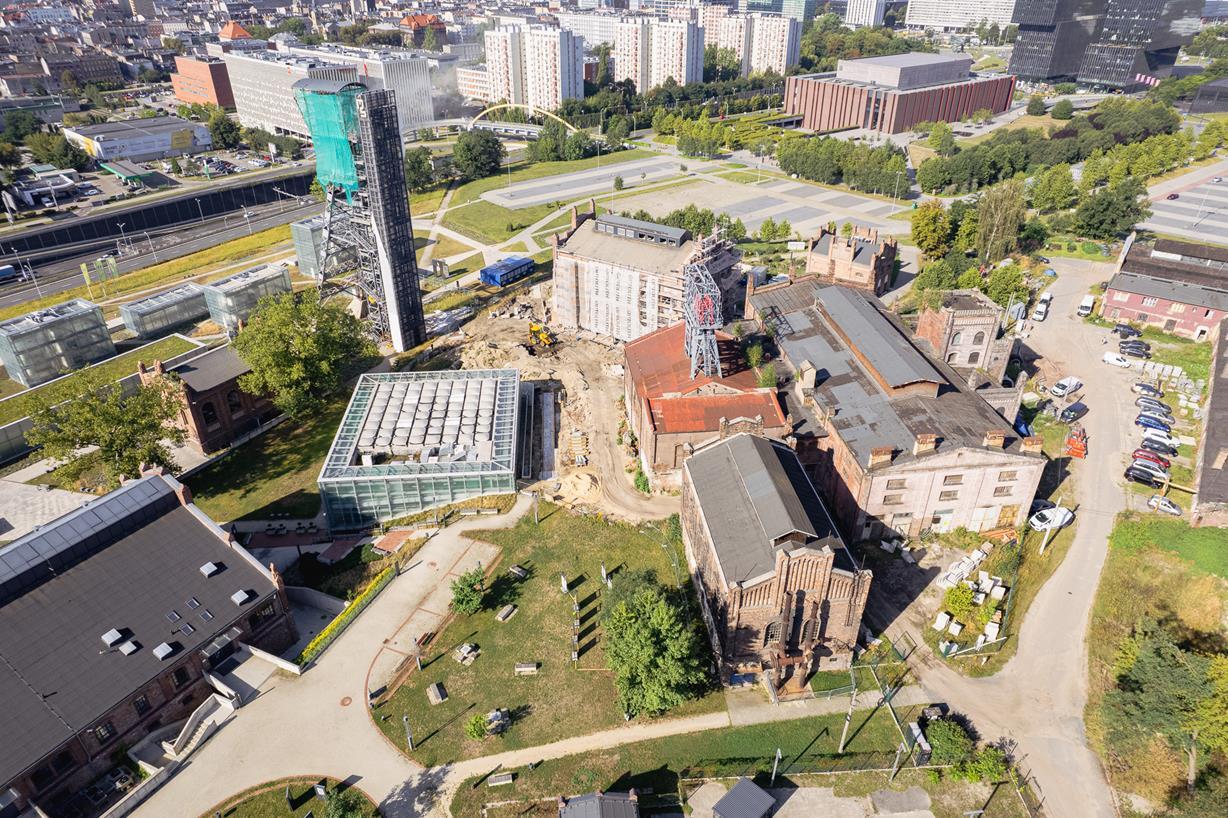 Wieża szybu Warszawa II, Katowice