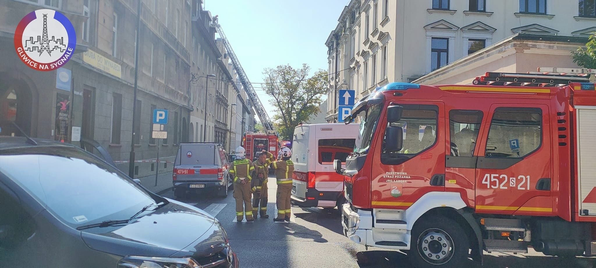 Wybuch gazu Gliwice, ul. królowej Bony