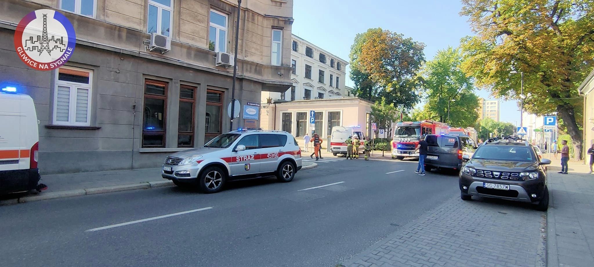 Wybuch gazu Gliwice, ul. królowej Bony