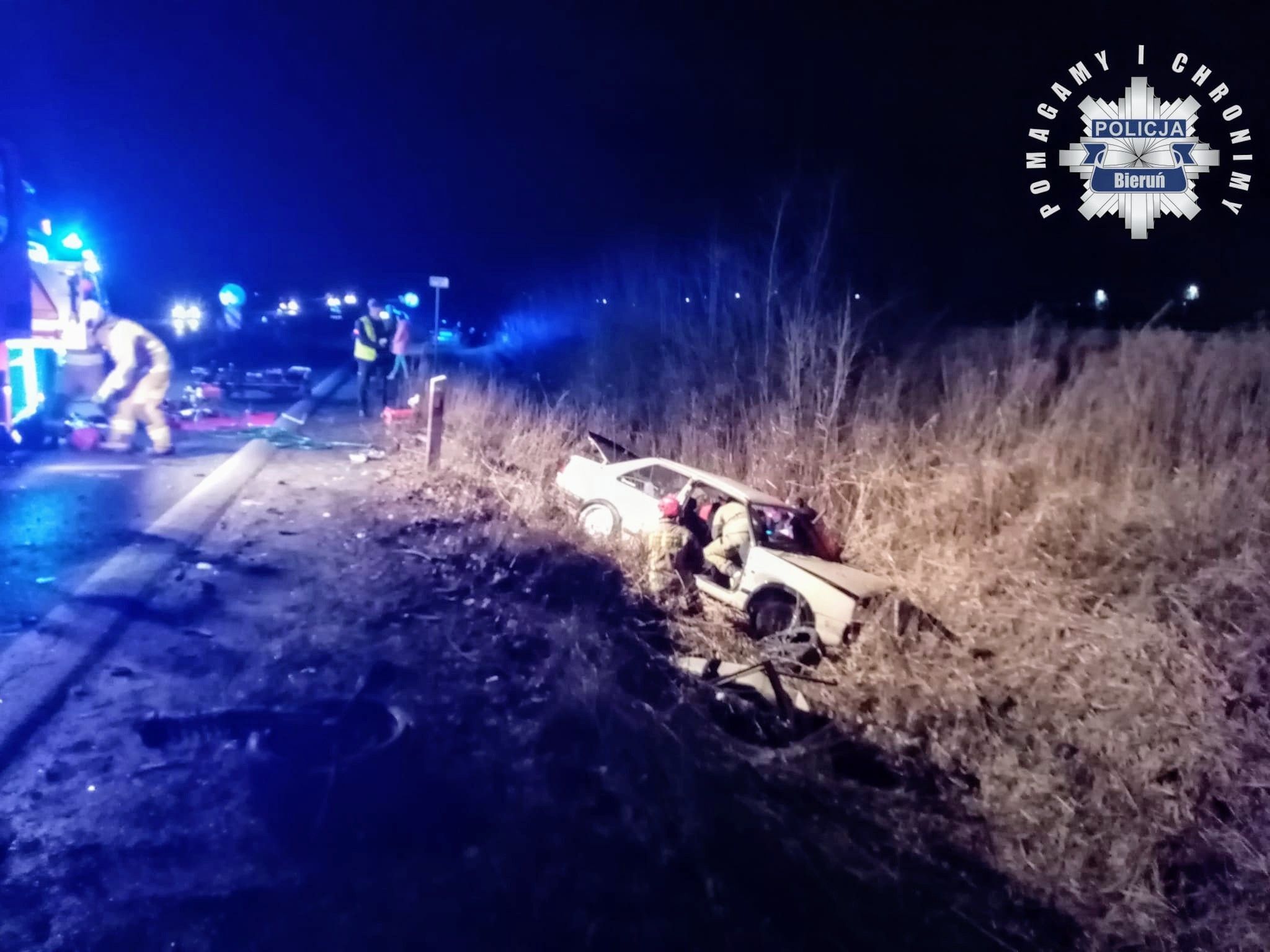 Wypadek Bieruń ul. Turyńska 25.01 2025