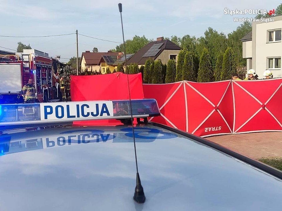 Wypadek wodzislaw slaski motocykl 03